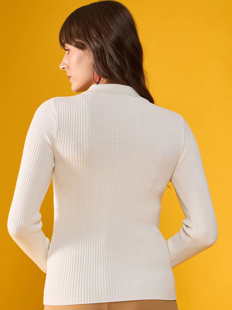 98 Degree North Women Striped Pullover Sweater - Image 4