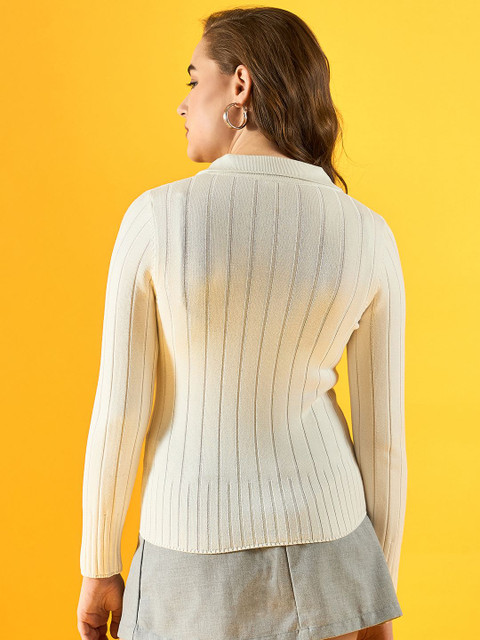 98 Degree North Women Striped Pullover - Image 4