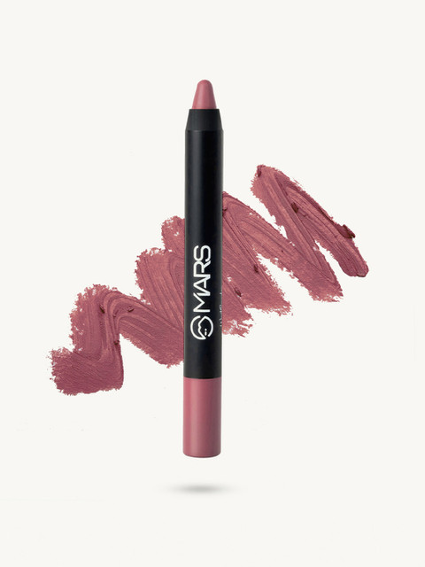 MARS Purple Won't Smudge Won't Budge Smudge Proof Matte Lip Crayon Lipstick - Shade 9