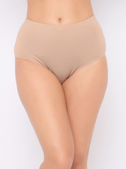 Clovia Women Solid Cotton Hipster Briefs PN3551A24S