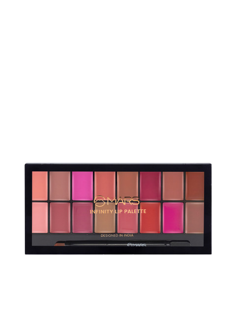 MARS 16 Color Nude Matte Ultra Pigmented Infinity Lip Palette 36 gm - Shade 03