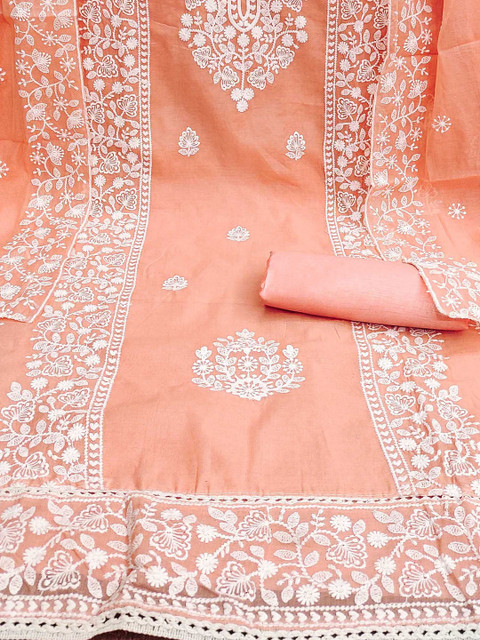 KALINI Ethnic Motifs Embroidered Unstitched Dress Material