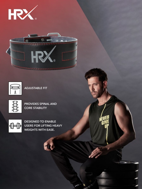 HRX by Hrithik Roshan Unisex Printed Gym Belt - Image 4