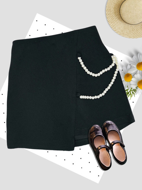 ADDYVERO Girls Knee-Length Wrap Skirts