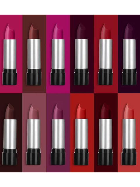 YELGO Set Of 12 Multicolor Best Matte Amplified Balm Lipstick