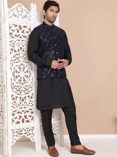 Anouk Embroidered Nehru Jacket - Image 4