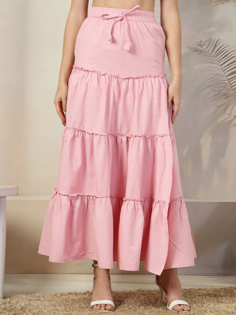 NEUDISPure Cotton Tiered Maxi Skirts