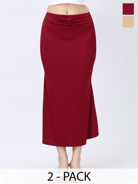 SATPURUSH Pack Of 2 Cotton Mermaid Fit Saree Shapewears