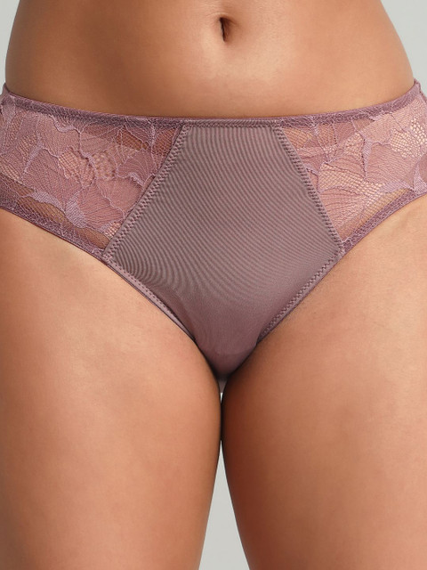 BLEEDING HEART Laced Cotton Mid-Rise Bikini Briefs - TA_RW - Image 6