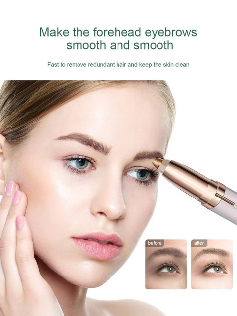 Flying Monk Lipstick Shape Electronic Eyebrow Hair Removal Shaver - Image 4
