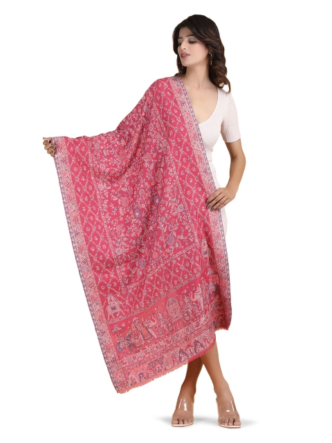 Stole & Yarn Unisex Woven Design Stole