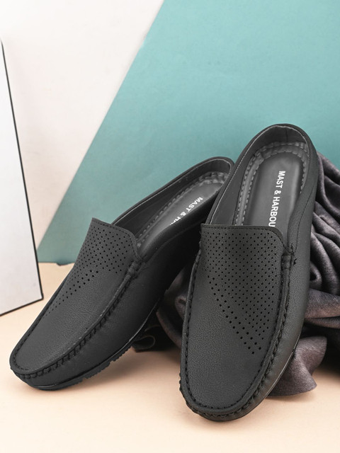 Mast & Harbour Men PU Mules