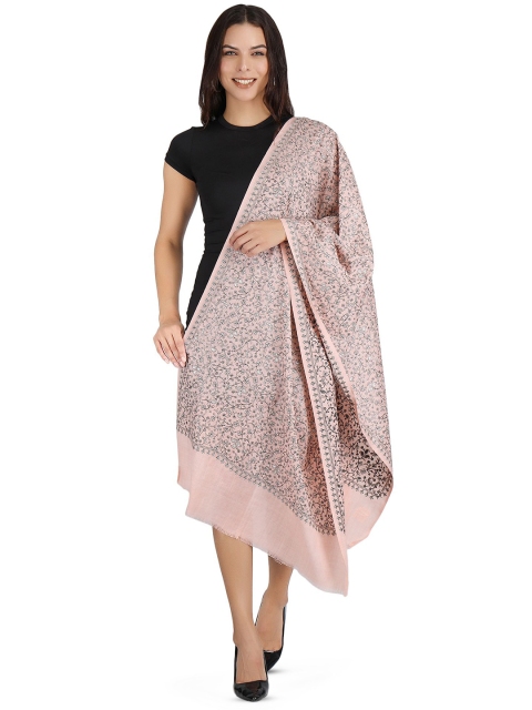 Stole & Yarn Unisex Printed Woolen Stole