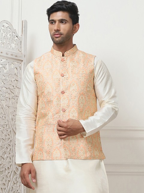 Anouk Woven Design Nehru Jackets - Image 3