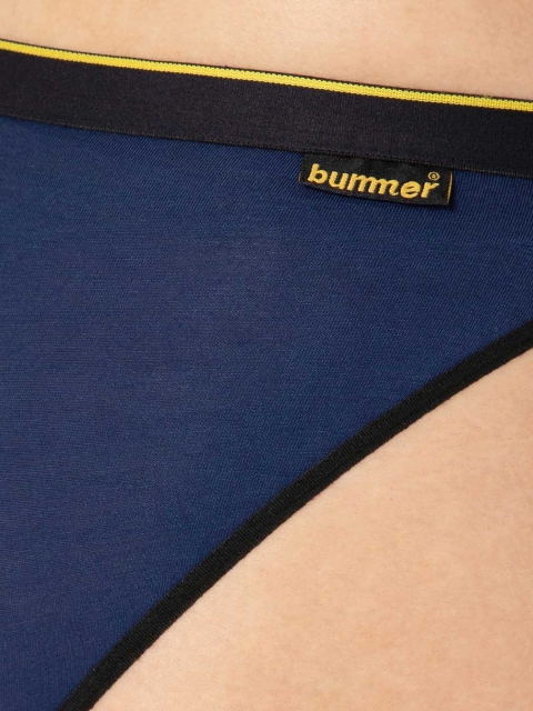 bummer Women Solid Micro Modal Galactic Mid Rise Bikini Brief - Image 7