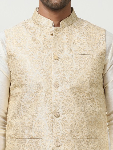 Anouk Woven Design Nehru Jacket - Image 2