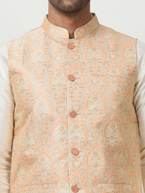 Anouk Woven Design Nehru Jackets - Image 2