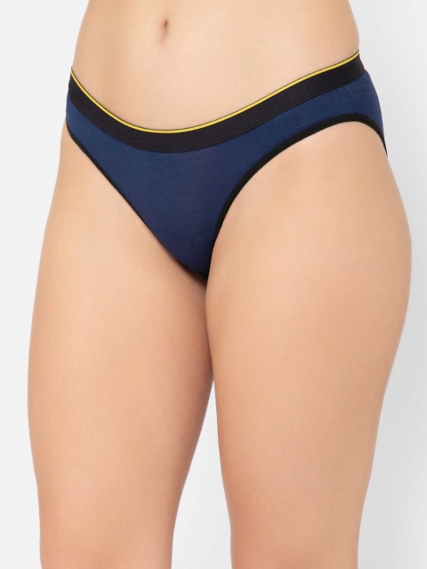 bummer Women Solid Micro Modal Galactic Mid Rise Bikini Brief - Image 3