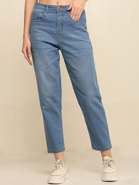 zayla Women Comfort High-Rise Light Fade Stretchable Jeans