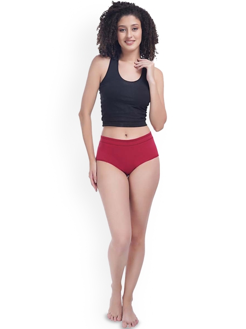 YOU FOREVER Women Pack Of 2 Cotton High Waist Hipster Briefs - Image 4