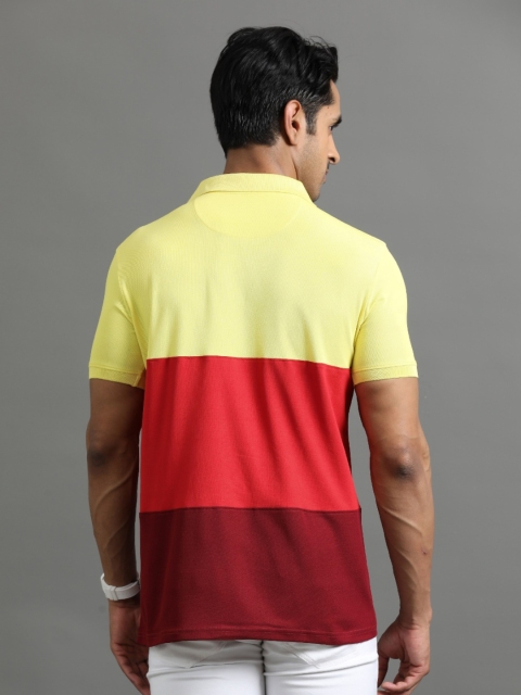 ECOLINE Clothing Men Antimicrobial Colourblocked Polo Collar T-shirt - Image 4