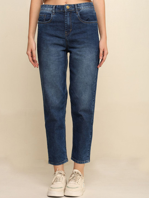 zayla Women Comfort High-Rise Light Fade Stretchable Jeans