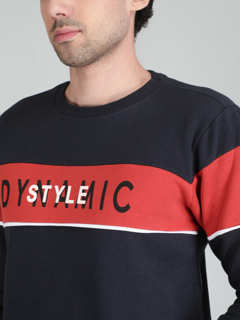 TQS Men Colourblocked Pullover Sweatshirt - Image 2