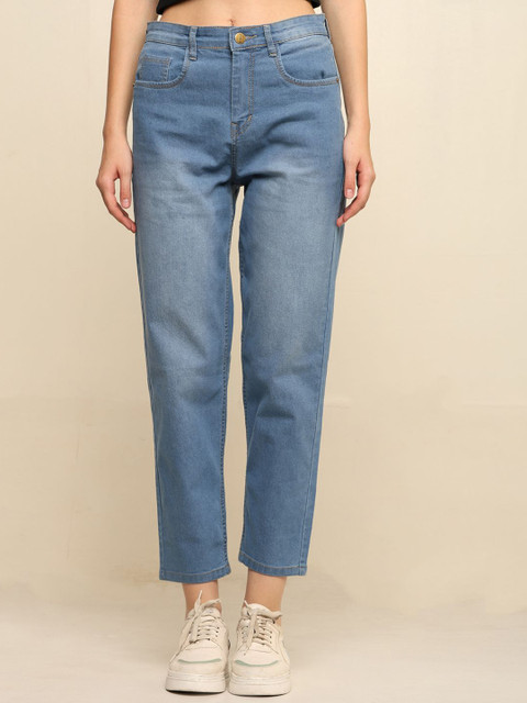 zayla Women Comfort High-Rise Light Fade Stretchable Jeans