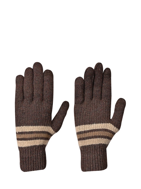 LOOM LEGACY Men Patterned Acrylic Winter Gloves