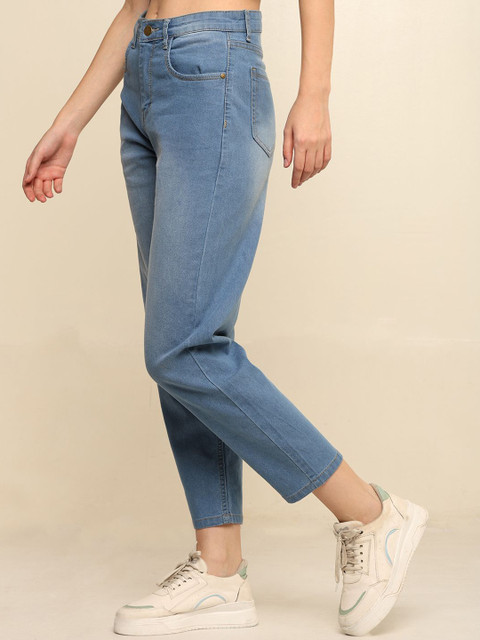 zayla Women Comfort High-Rise Light Fade Stretchable Jeans - Image 3