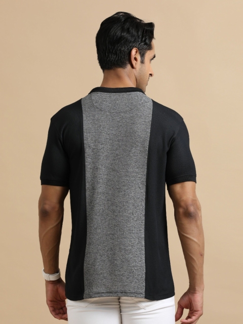 ECOLINE Clothing Men Antimicrobial Colourblocked Polo Collar T-shirt - Image 4