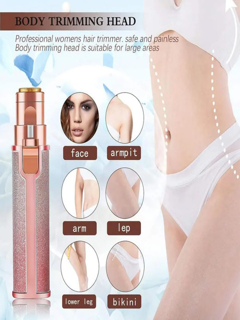 Adbeni 2 In 1 Painless Rechargeable Hair Remover Epilator - Image 4