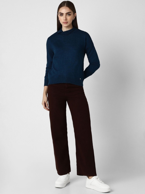 Van Heusen Woman Solid Turtle Neck Pullover - Image 5