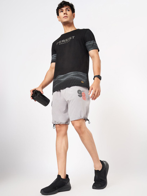 Ajile by Pantaloons Men Printed Regular Fit Mid-Rise Shorts - Image 5
