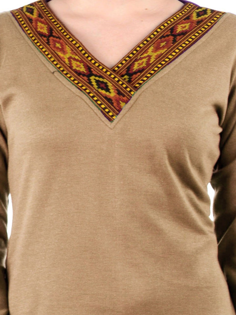 KALINI Women V-Neck Kurti - Image 2