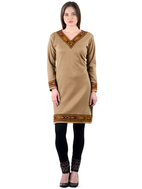 KALINI Women V-Neck Kurti - Image 6