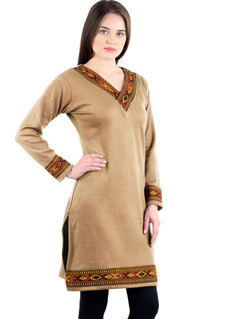 KALINI Women V-Neck Kurti - Image 3