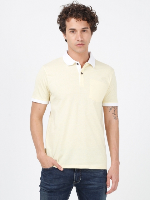 ECOLINE Clothing Men Antimicrobial Solid Polo Collar Organic Cotton T-shirt