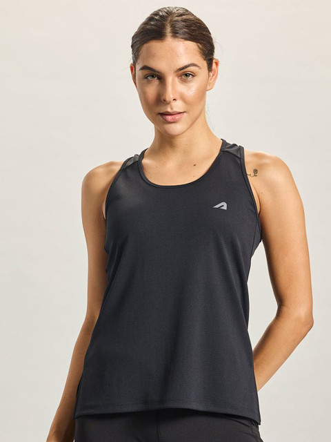 BOLDFIT Women Solid Round Neck Top
