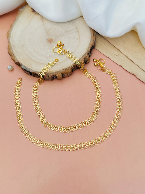 ABDESIGNS Gold Plated Anklet