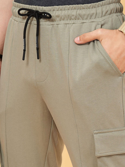 Street 808 by Pantaloons Men Solid Regular Fit Cotton Joggers - Image 6