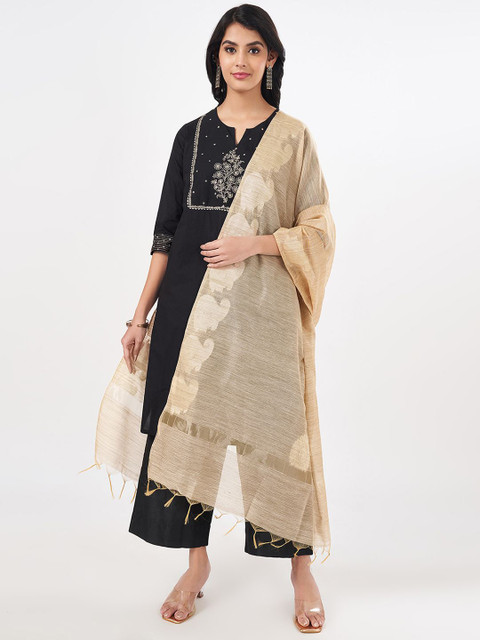 RANGMANCH BY PANTALOONS Ethnic Motifs Dupatta