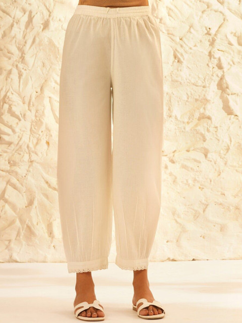 JAYPORE Women Loose Fit Cotton Salwar