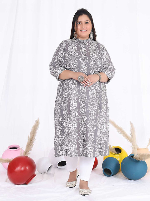 FLAVIA CREATION Printed Floral Kurta