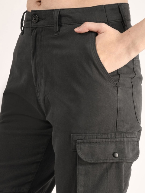 Roadster The Lifestyle Co Women Pure Cotton Cargo Trousers - Image 6