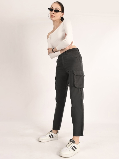 Roadster The Lifestyle Co Women Pure Cotton Cargo Trousers - Image 5