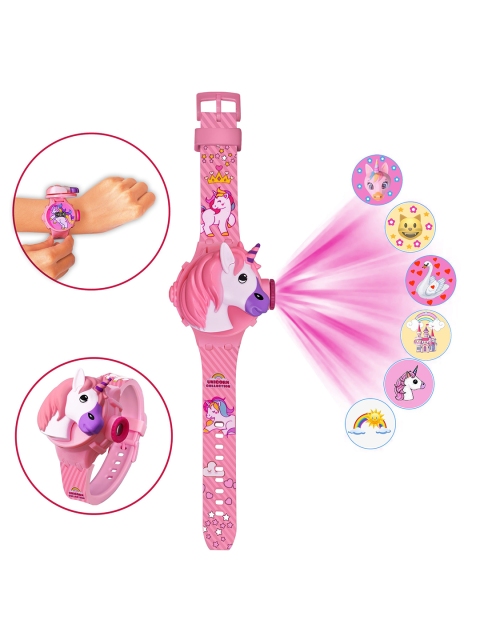 SWADESI STUFF Kids Dial & Straps Digital Multi Function Watch PROJECTOR 3D UNICORN - Image 5
