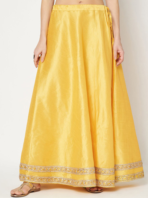 studio rasa Stone And Beads Flared Maxi Skirts