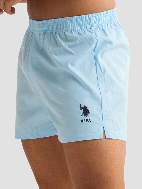 U.S. Polo Assn. Men Pure Cotton Mid Rise Boxers OEX04-D12-PL - Image 2