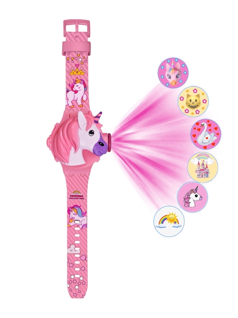 SWADESI STUFF Kids Dial & Straps Digital Multi Function Watch PROJECTOR 3D UNICORN - Image 4